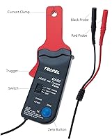 Vista 2 de TECPEL CA-60 CA-60 sonda de transmisor de abrazadera de corriente CA-60 CA-60