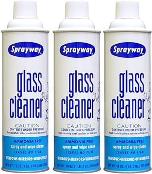 Sprayway S50 Glass Cleaner - Pack of 3 Cans