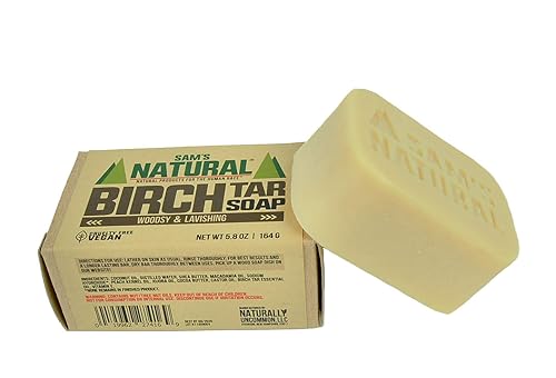 Miniatura 2 de Sam's Natural Jabón de alquitrán de abedul - Natural - Vegano y libre de crueldad - El favorito de Estados Unidos