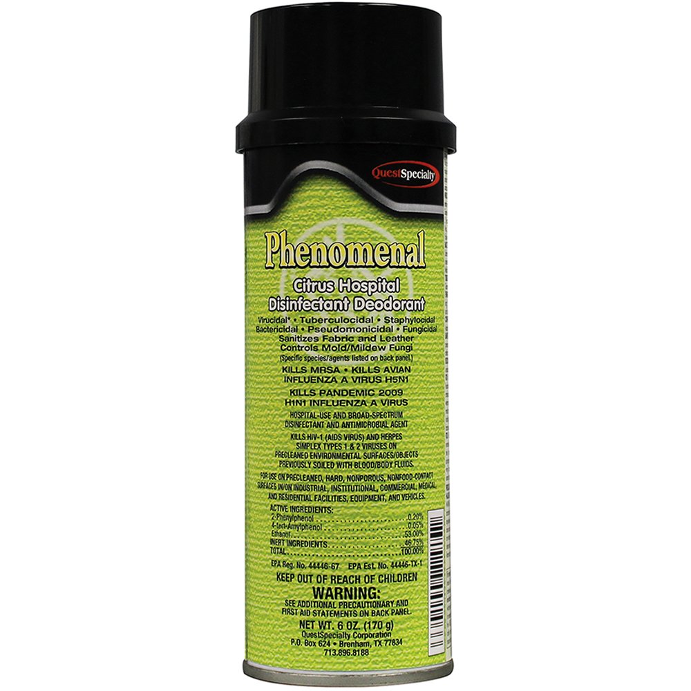 Green Bean Buddy Hospital Grade Disinfectant Flu Spray, Tubercilocidal, Herpes Spray, Staph Infection, HIV, Mold Control, All Surface Sanitizer, 20oz