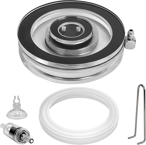 hygger Air Stones for Aquariums, Transparent Acrylic Fish Tank Bubbler