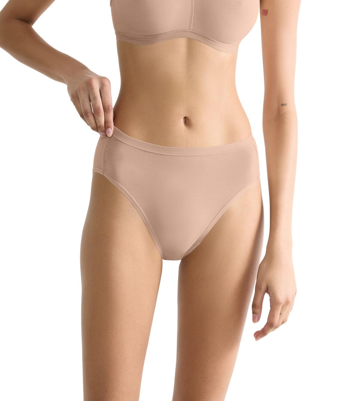 Sloggi - GO Daily Cotton Damen Tai Slip – 3er Pack, Hoher Baumwollanteil, Taillenband mit Glanzeffekt, Perfekte Passform