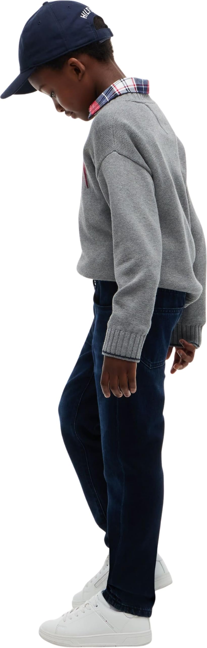 Tommy Hilfiger - Straight Blue Blackkb0kb10685, Dritto Bambini e Ragazzi