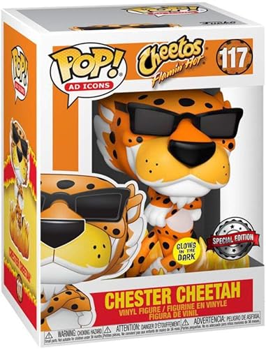 Funko Pop! Iconos de anuncios #117 - Chester Cheetah brilla en la oscuridad Exclusivo