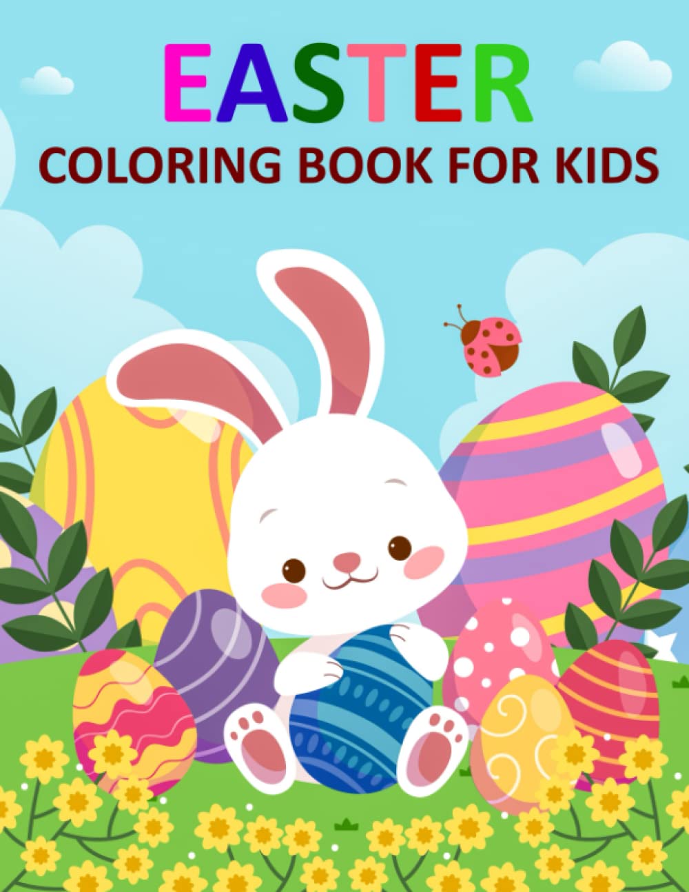 Easter Coloring Book for Kids: Easter Coloring book for kids Fun Coloring Pages with Easter Best Basket Stuffer Ideas Gifts for Boys and Girls 8.5x11