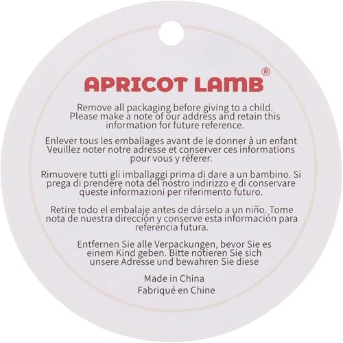 Miniatura 9 de Apricot Lamb Manta de seguridad de animales de peluche, conejo blanco, manta de personaje para guardería, manta de lujo para acurrucarse (conejo