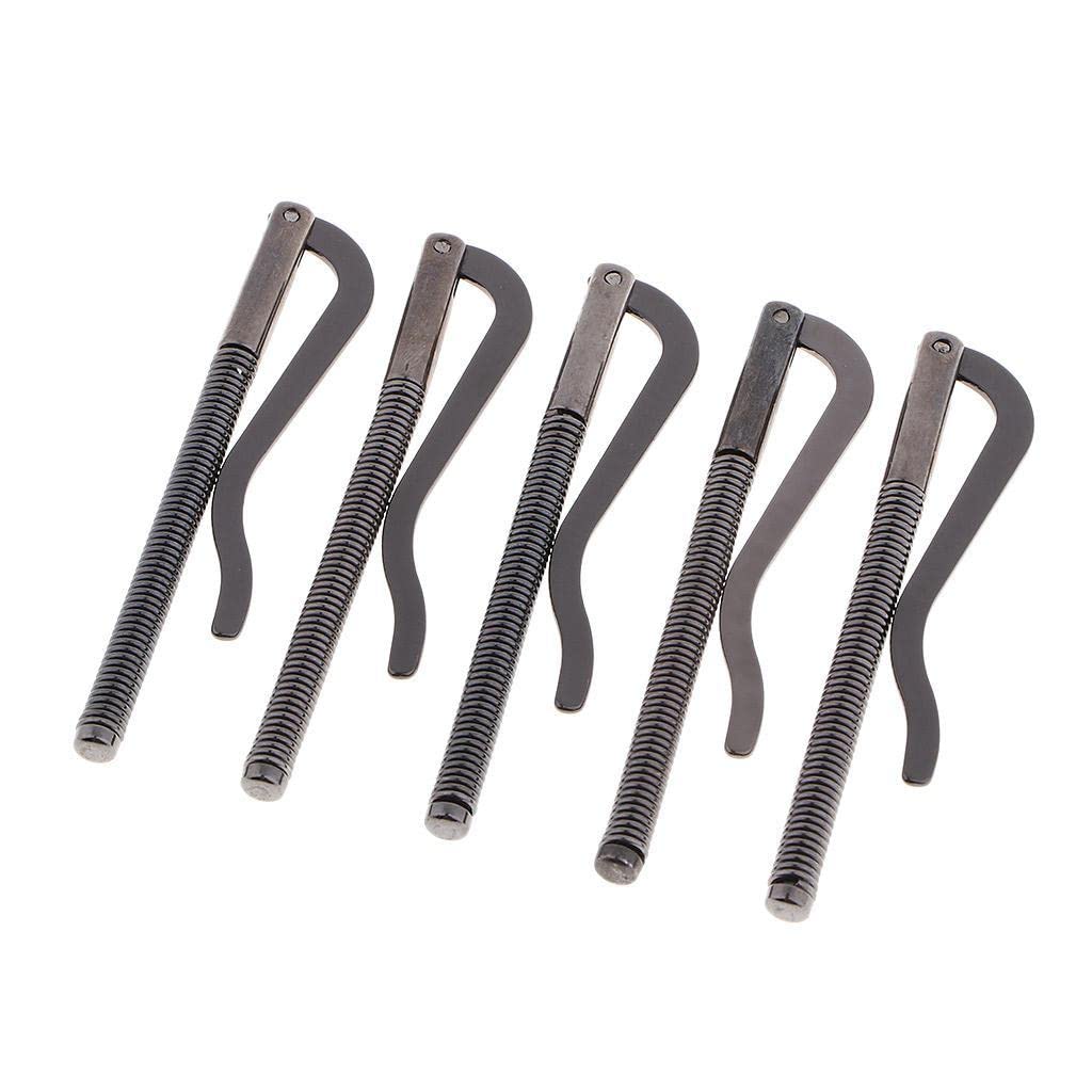 SNAPPSY 5pcs Bifold Money Clip Bar Plate Leather Craft Cash Holder Spring Clamp 03