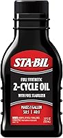 Vista 1 de STA-BIL Aceite Totalmente Sintético de 2 Ciclos - Con Estabilizador de Combustible Para Hasta 12 Meses de Protección - 1 Galón Multi-Mezcla
