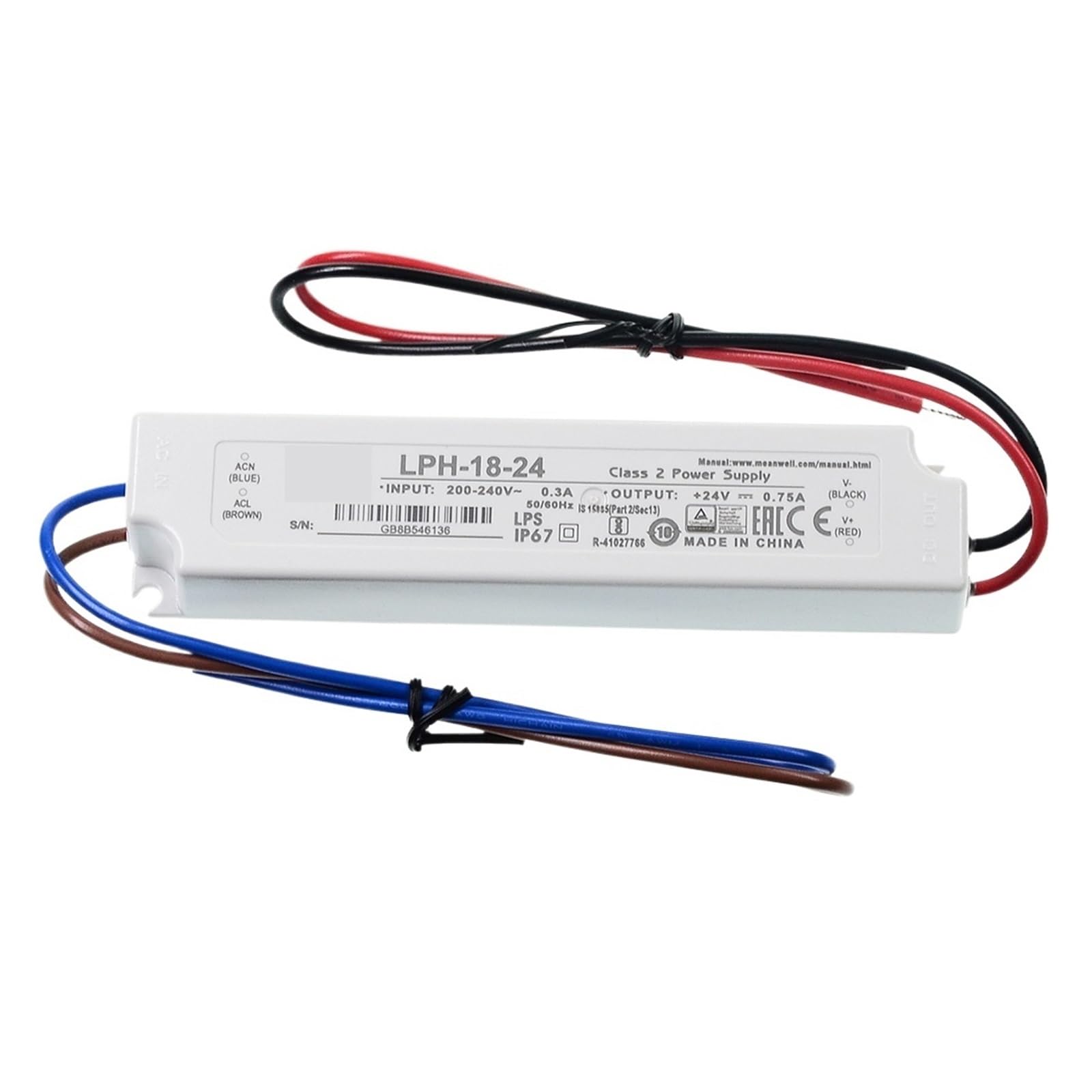BFSYDLUJ 18W Single Output Switching Power Supply LPH-18-12V LPH-18-24V LPH-18-36V(LPH-18-24)
