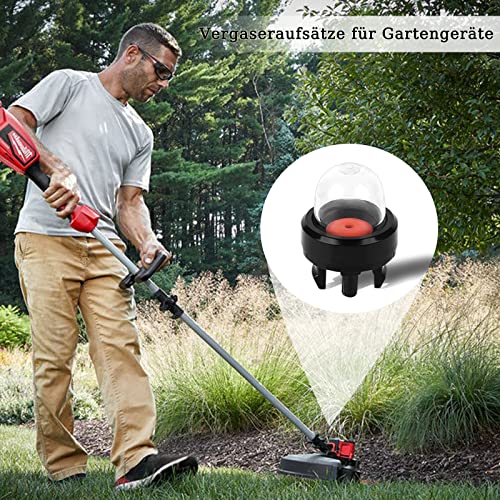 Primer Pumpe, 6 Stück Primer Bulb, Vergaser Primer Pumpe, Kraftstoffpumpe Vergaser, Snap in Primer Bulb Pump, für Rasenmäher, Kettensägen, Gebläse und Trimmer