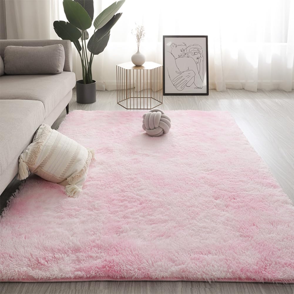 Tapis moderne pour chambre et salon cosy grand format 200x230 cm nuance Gouache