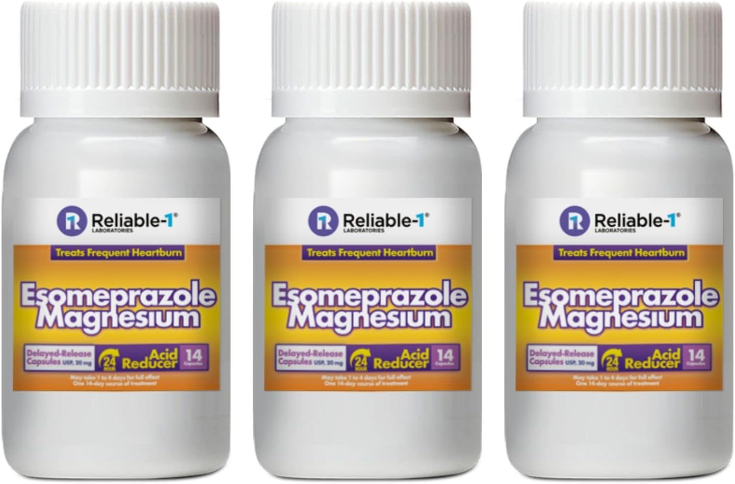 RELIABLE 1 LABORATORIES Esomeprazole Magnesium Delayed - Release Capsules USP 42 Count