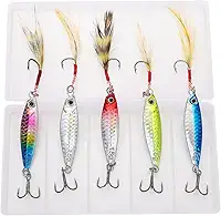 5 Isca Artificial Jumping Jig 10g 20g 30g Slow Metal Pesca Robalo Tucunaré