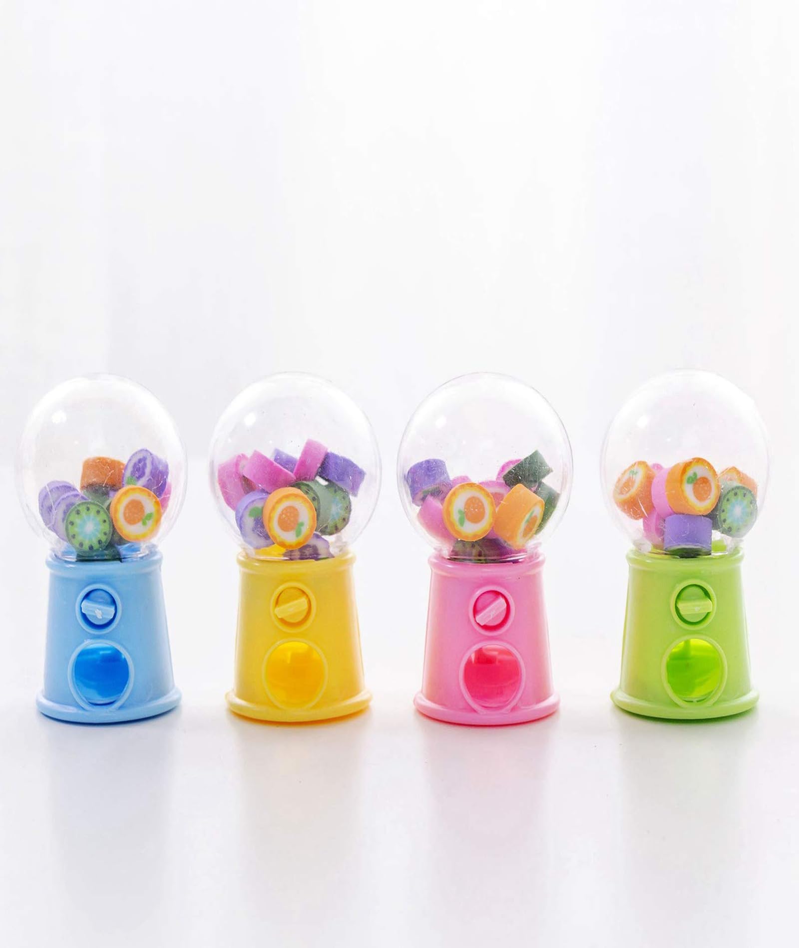4Pcs Gumball Machine for Kids, Mini Vending Machine for Candy Dispenser and Snacks, Vending Machine for Kids, Party Decoration and Educational Toy Set 2