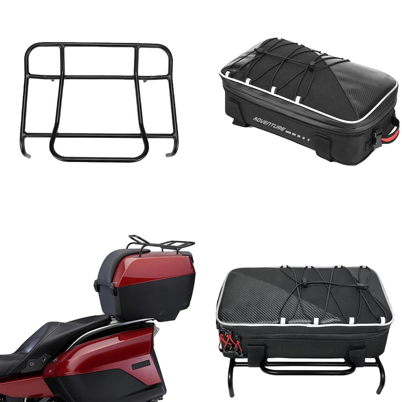 Top Cases Rack Bolsa Trasera Bolsas De Equipaje Barandillas Bastidores Estuches Soportes para BMW R1250RT K1200GT K1300GT K1600GT K1600 GT R1200 RT