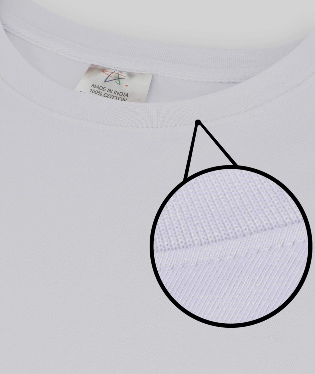 TVP Fashions Premium Plain Men Round Neck Full Sleeves Festive,Offer,Discount,Sale,Limited Edition, Trendy, Trending Tees and Tshirts. (White_XX-Large) 4