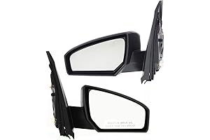 Kool Vue Compatible for 2007-2012 Nissan Sentra Driver and Passenger Side Power Folding Mirrors
