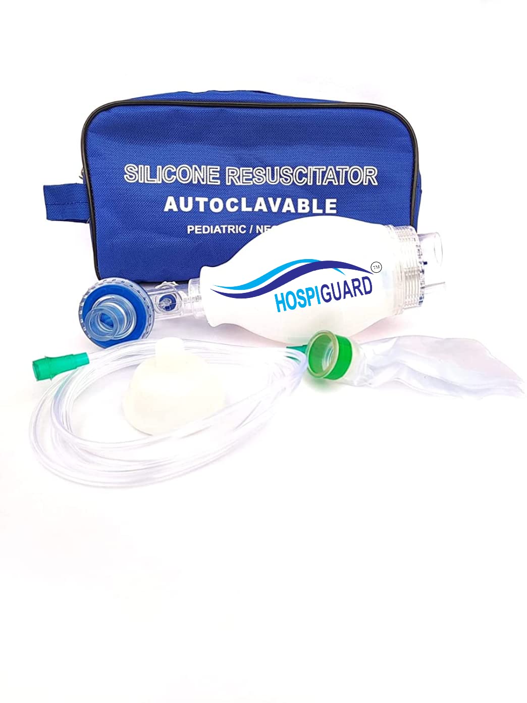 HOSPIGUARD SILICONE AMBU BAG RESUSCITATOR FOR CHILD or PADIATRICS 500ml Autoclavable (RANDOM COLOR) (B0BVJ2LZYG) Amazon Price History, Amazon Price Tracker