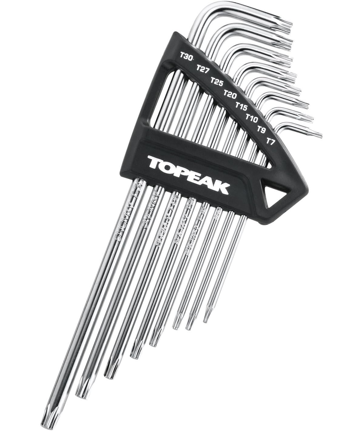 Topeak Duo Torx 8 Piece Wrench Set T7 - T30, Black