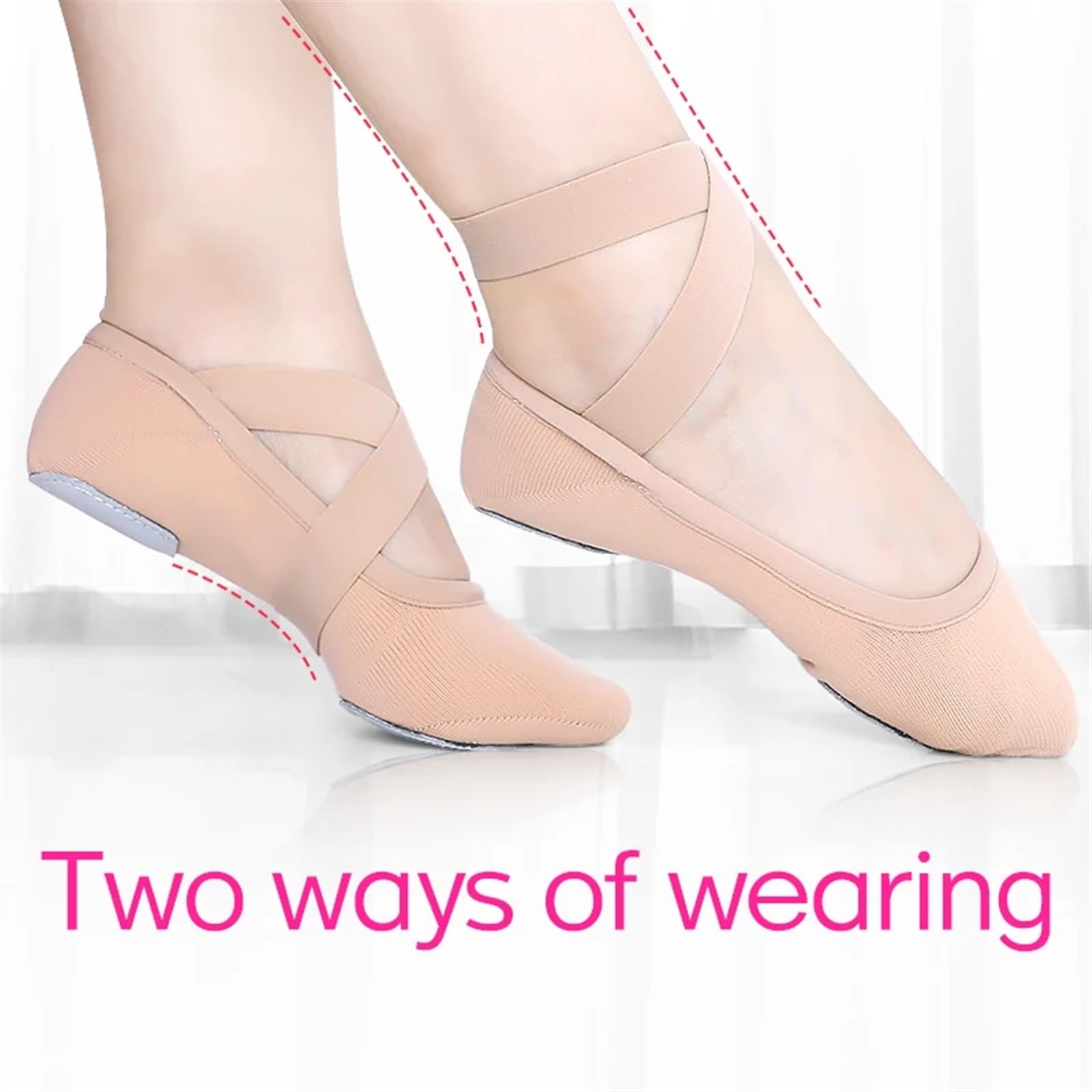 Zapatillas de Ballet Zapatillas de Ballet elásticas for Mujer, Zapatillas de Ballet Profesionales elásticas, Zapatos de Baile for Mujer Adulta, Yoga, Gimnasio, Gimnasia(Size 35)