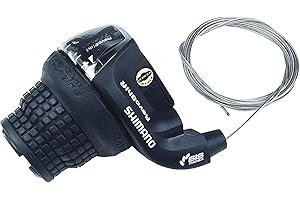 SLRS35-LN 6/7-Speed Twist Grip Shift Lever and Right Revoshift Bicycle Shifter