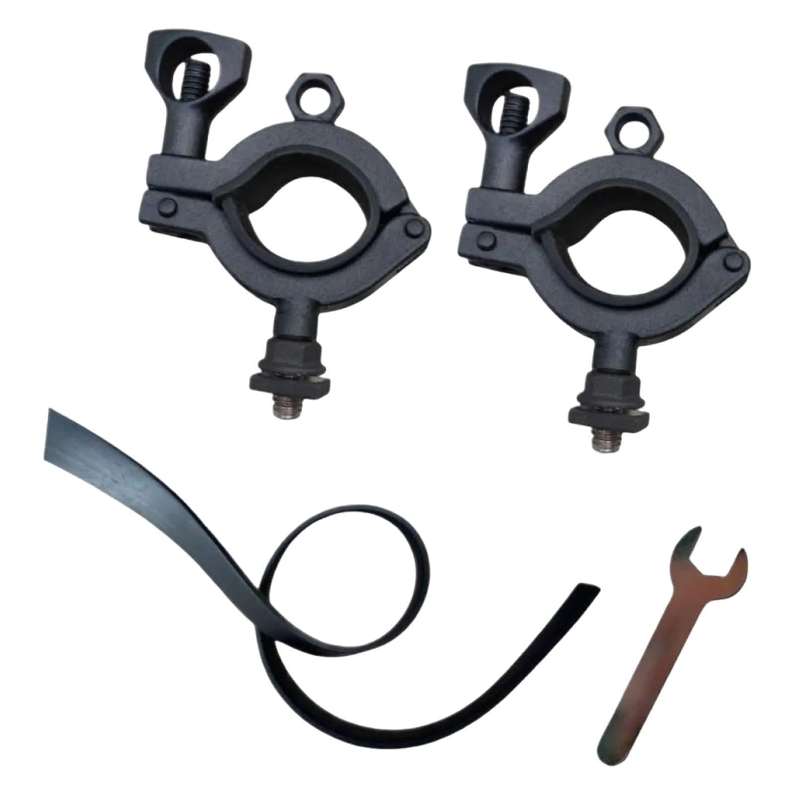 2 Stück Schaufelhalter, Autoschaufelhalter, Edelstahlklemme, Fahrzeugzubehör, Geeignet für Pickup, SUV, Garage, Boot, Schwarz