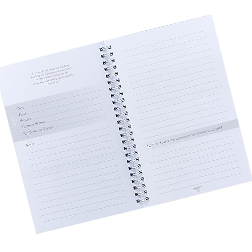 Vista 4 de My Sermon Notes Wirebound Notebook with Tree