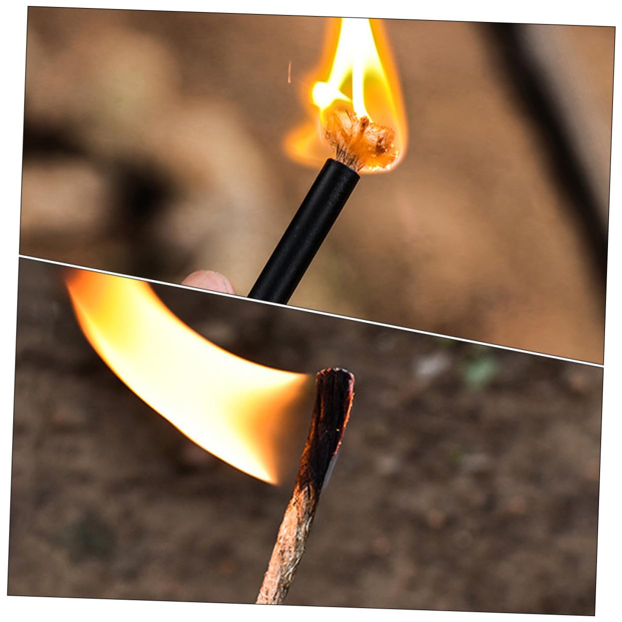 BESPORTBLE 4Pcs Survival Wax Cords for Camping Fire Starters Lightweight and Portable Ropes for Outdoor Survival Easy to Use with Controlled Burning Essential Camping Tubes