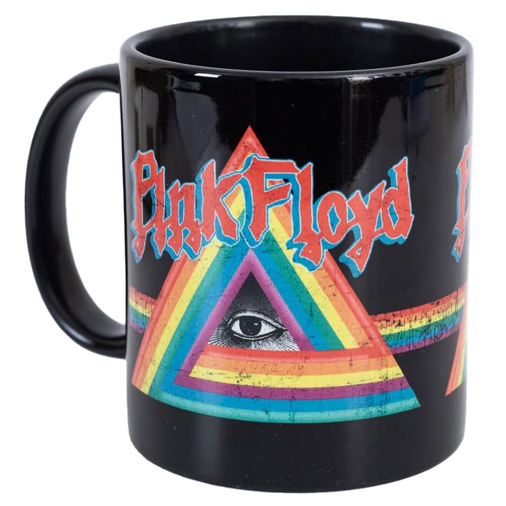 Pink Floyd Providence Logo Mug (One Size) (Black/Multicoloured)
