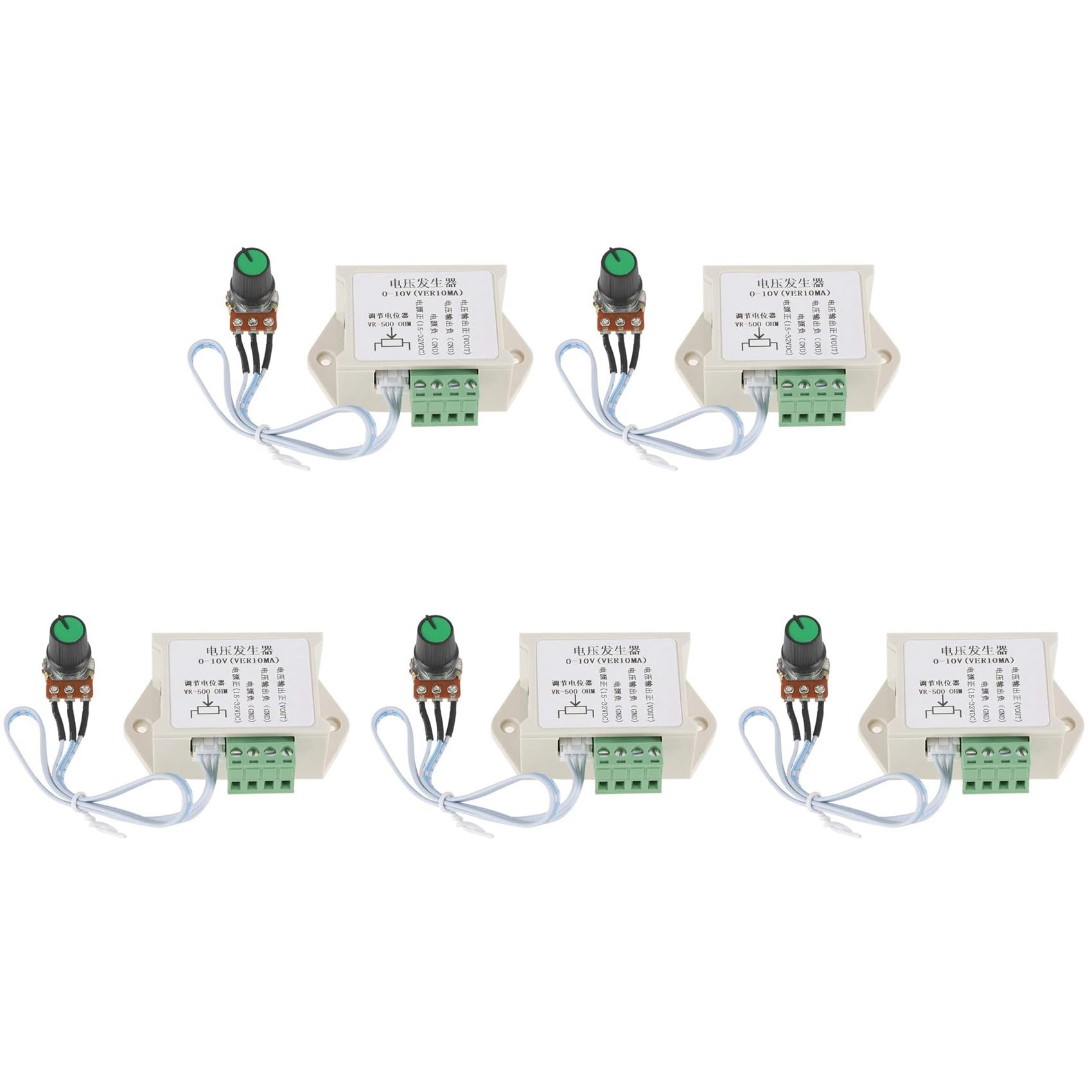 Jnchdghwa White 2X Dc Voltage Generator Module 0-10V 10Ma Adjustable Analog Voltage Signal Generator For Plc Mcu Industrial Controller