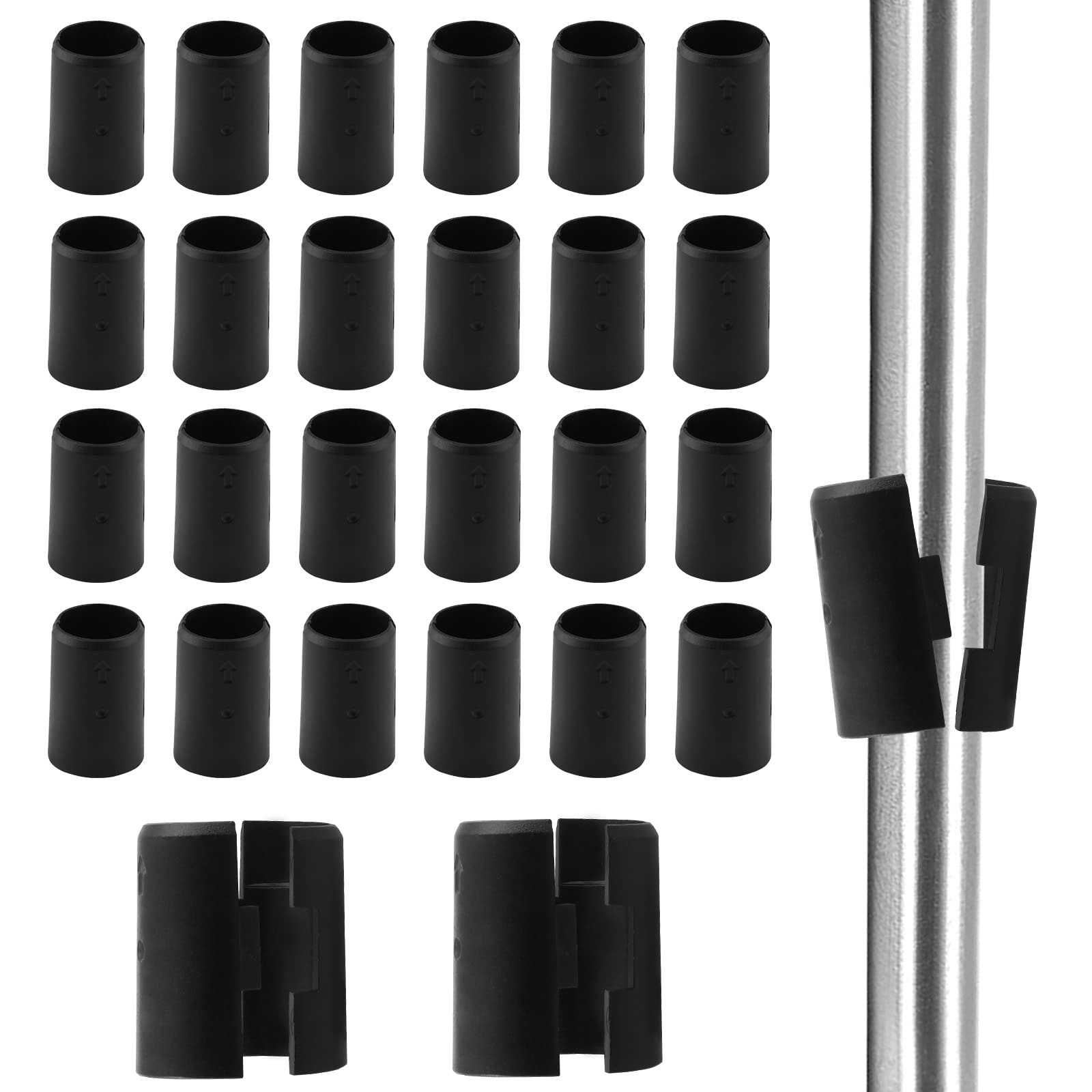 Wire Shelf Clips - 72 Pack -11
