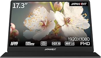 JAPANNEXT モバイルモニター 17.3インチ Amazon.co.jp: JAPANNEXT 17.3インチ モバイルモニター IPS