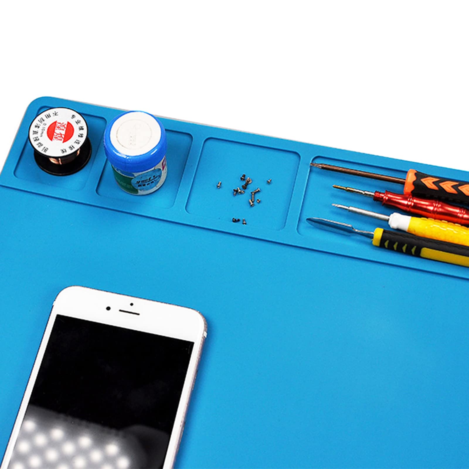 Silikon Reparatur Matte - Hitzebeständige Arbeitsunterlage Für Elektronik