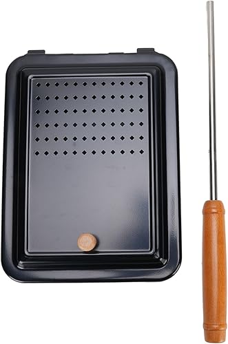 Miniatura 5 de WALFRONT Campfire Popcorn Popper, Iron Construction with Manual Wood Handle for Home and Camping Enjoyment