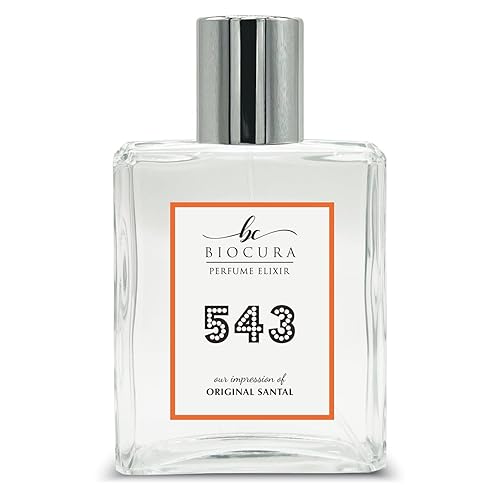 BC Perfume 543 Inspired by Original Santal For Men Réplica Fragancia Dupes Eau de Parfum Spray Bottle 3.4 Fl Oz3.4 fl oz-X1