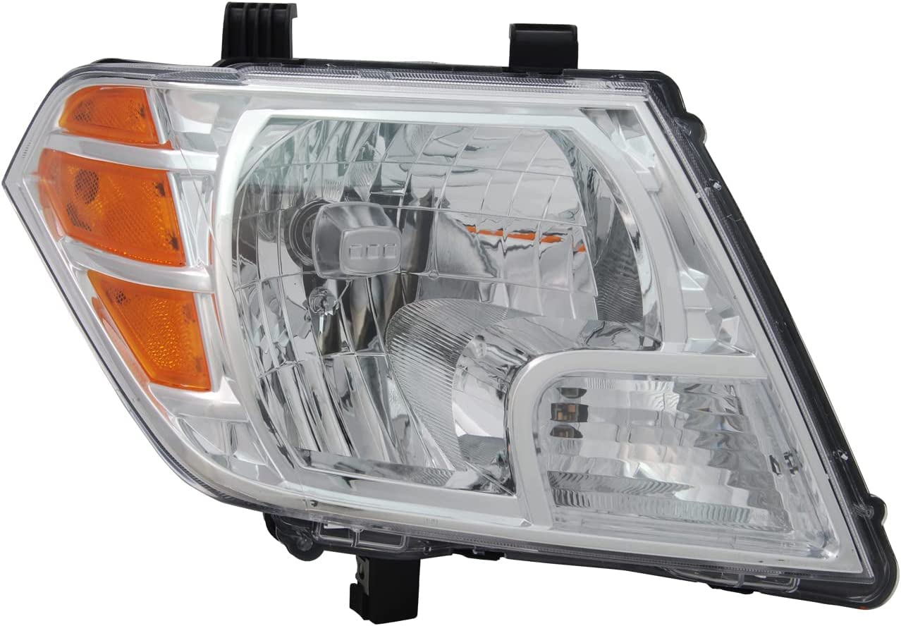 Replacement For Nissan 2009-2019 Frontier Halogen Headlight Assembly with Bulbs Right/Passenger Side 26010-ZL40B / NI2503188