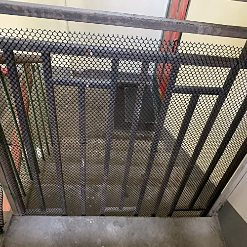 Kunststoff-Sicherheitssperre für Kinder- & Haustierschutz - ideal für Balkon, Terrasse & Treppe - Sicherheitszaun für Innen & Außen