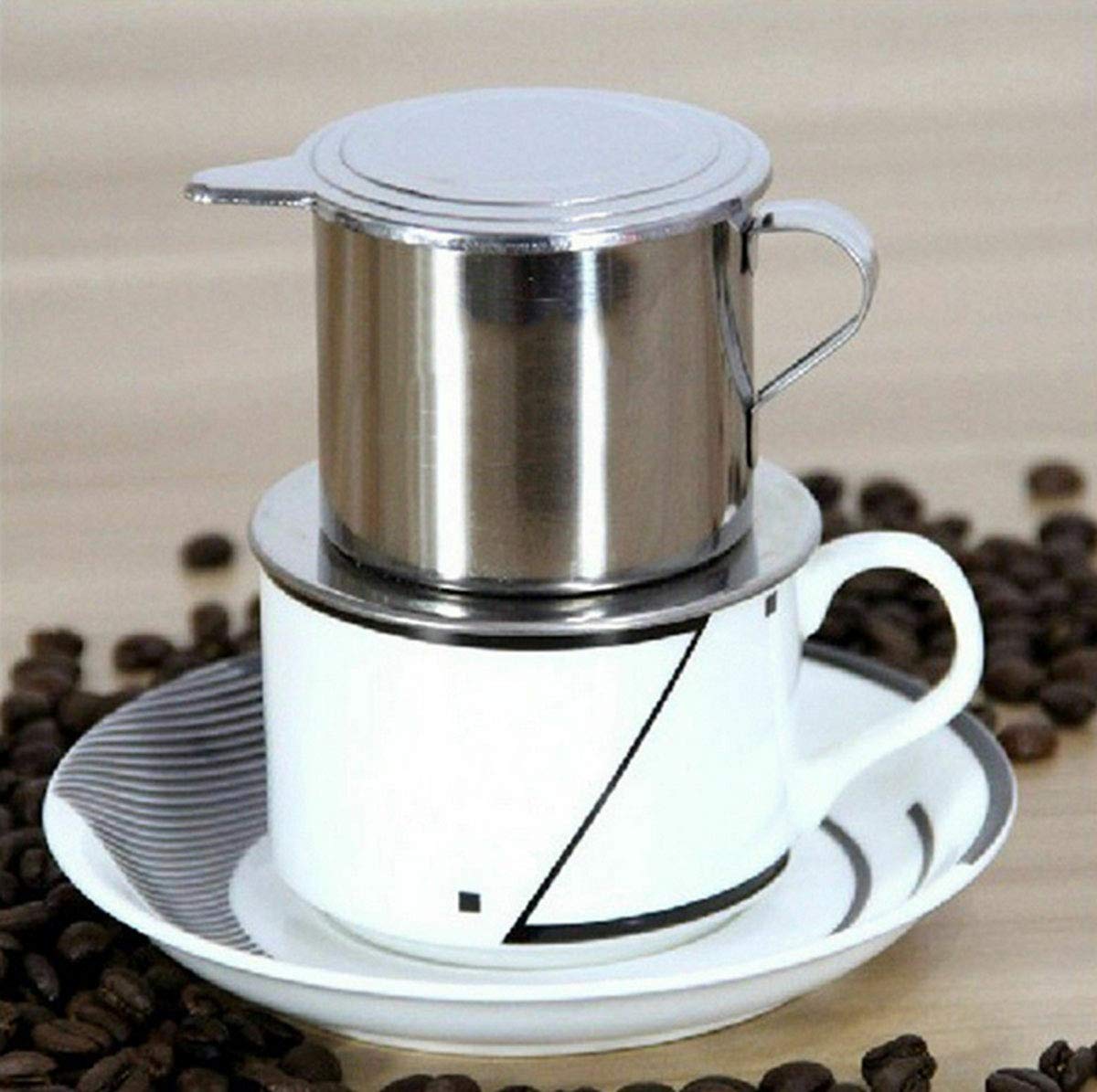 Baukon Stainless Steel Vietnamese Style Coffee Drip Filter Infuser Coffee Maker (100mL)