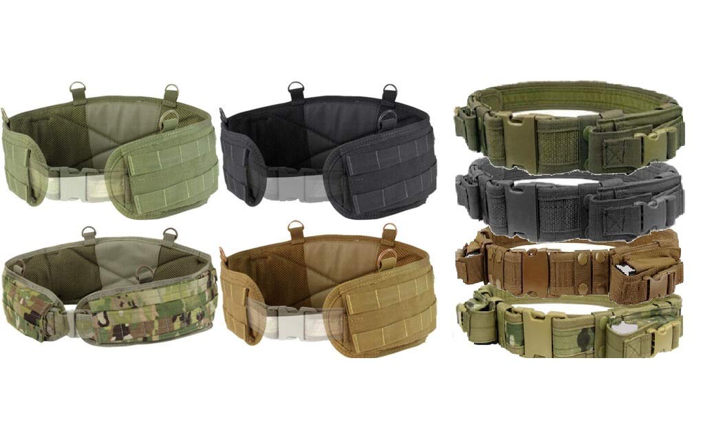 Battle Belt & Tactical Belt Combination Package