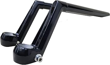 Amazon | 【旧車ハン】 ロボハン タイプ ハンドル 黒 / 35π 高さ15cm