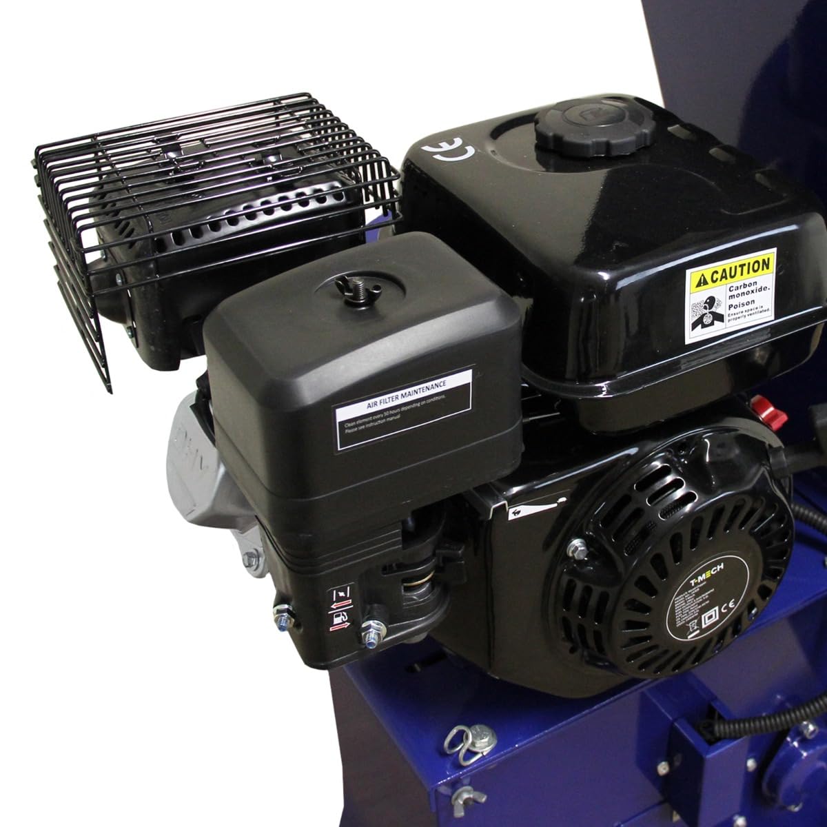T-MECH Rimorchio ATV da Giardino Carrello di carico potente e Trita Legna da 14HP 420cc ruote trattore per tutti i terreni agricoli 295kg