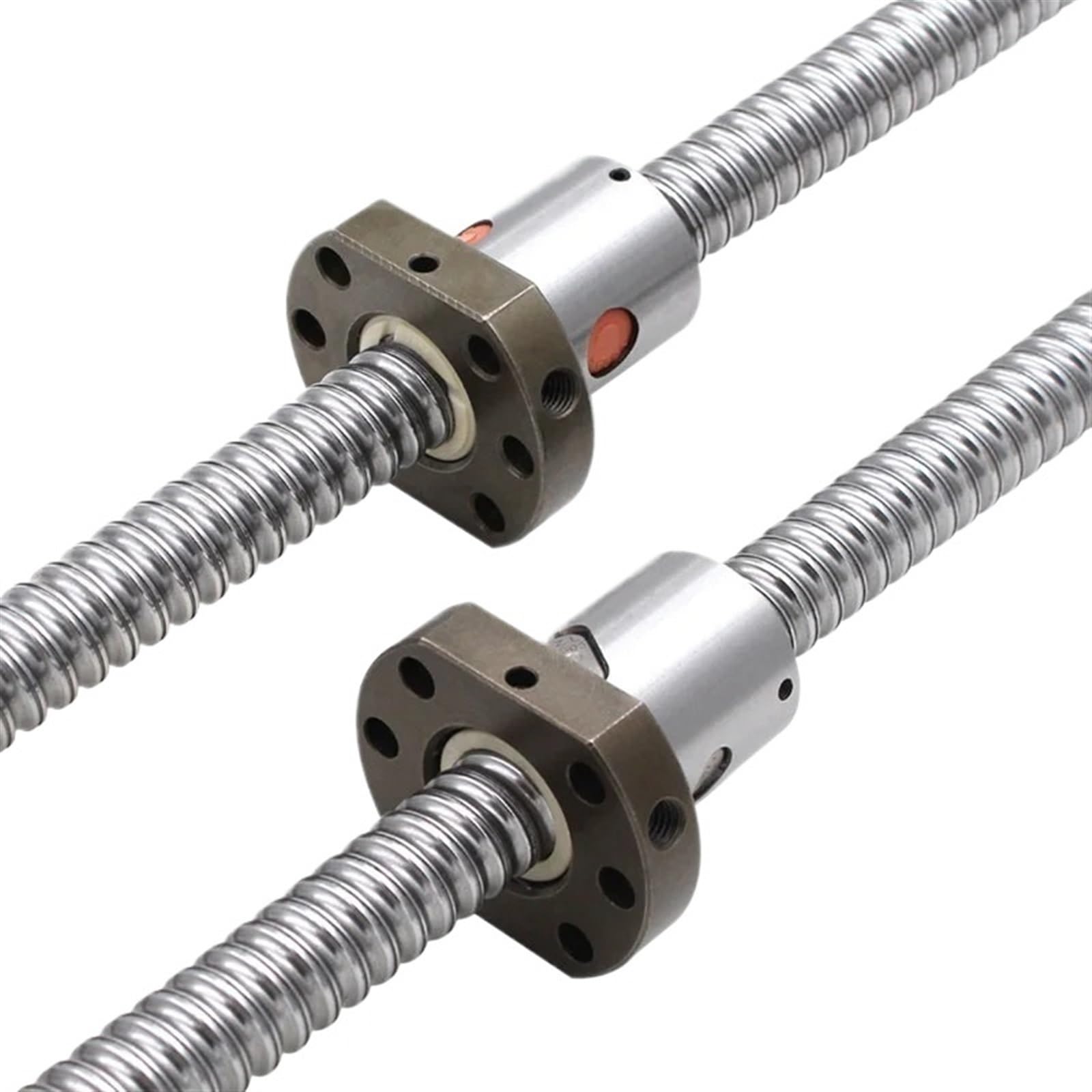 Metal Ball Screw nut SFU2005 Ball Screw C7 End Machined +Single Flange Ball Nut BFBK15 + Ball Nut Housing+Supporter for CNC Parts(800mm)