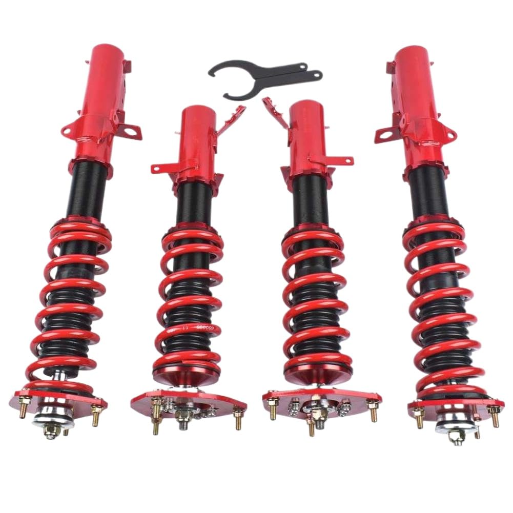 Kit molla coilover e ammortizzatore da 4 pezzi compatibile con AE92 AE111 1988-1999 anteriore e posteriore