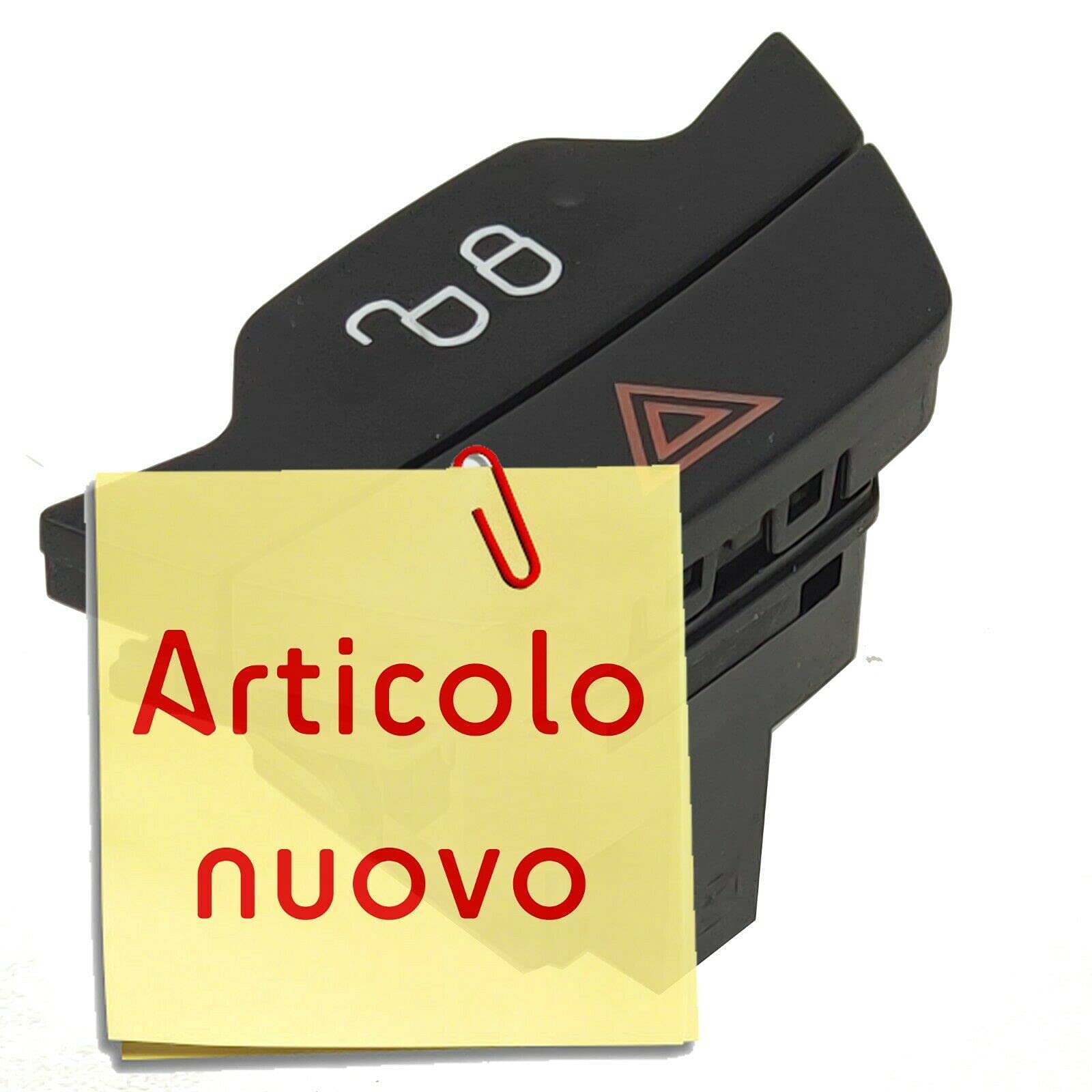 NUOVO interruttore blocco sblocco porte regolazione luci emergenza quattro frecce compatibile con codice 1519127 adatto a Transit Connect compatibile con Focus MK3 adatto a Fiesta MK6 e altre