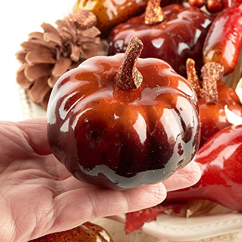 Factory Direct Craft Autumn Pinecones, Raffia, Berry Cluster, Pumpkin and Gourd Kit, for Home Decorating or Fall Weddings