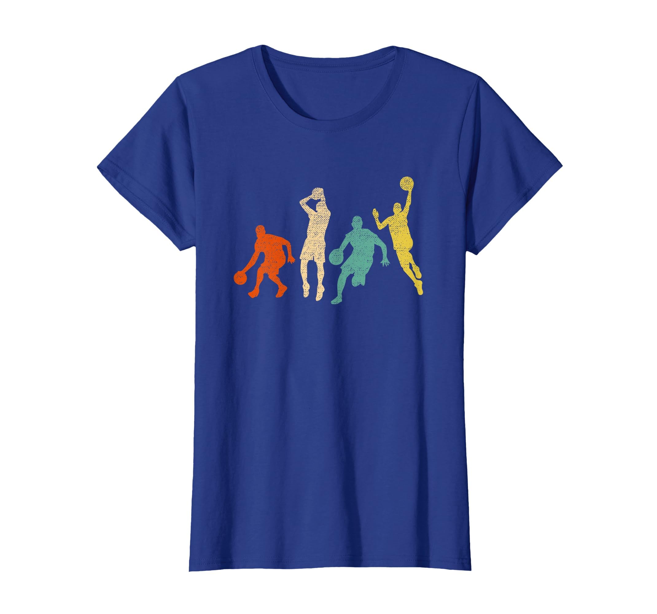 Vintage Basketball Ball Graphic Design Basketball Fan Player T-Shirt