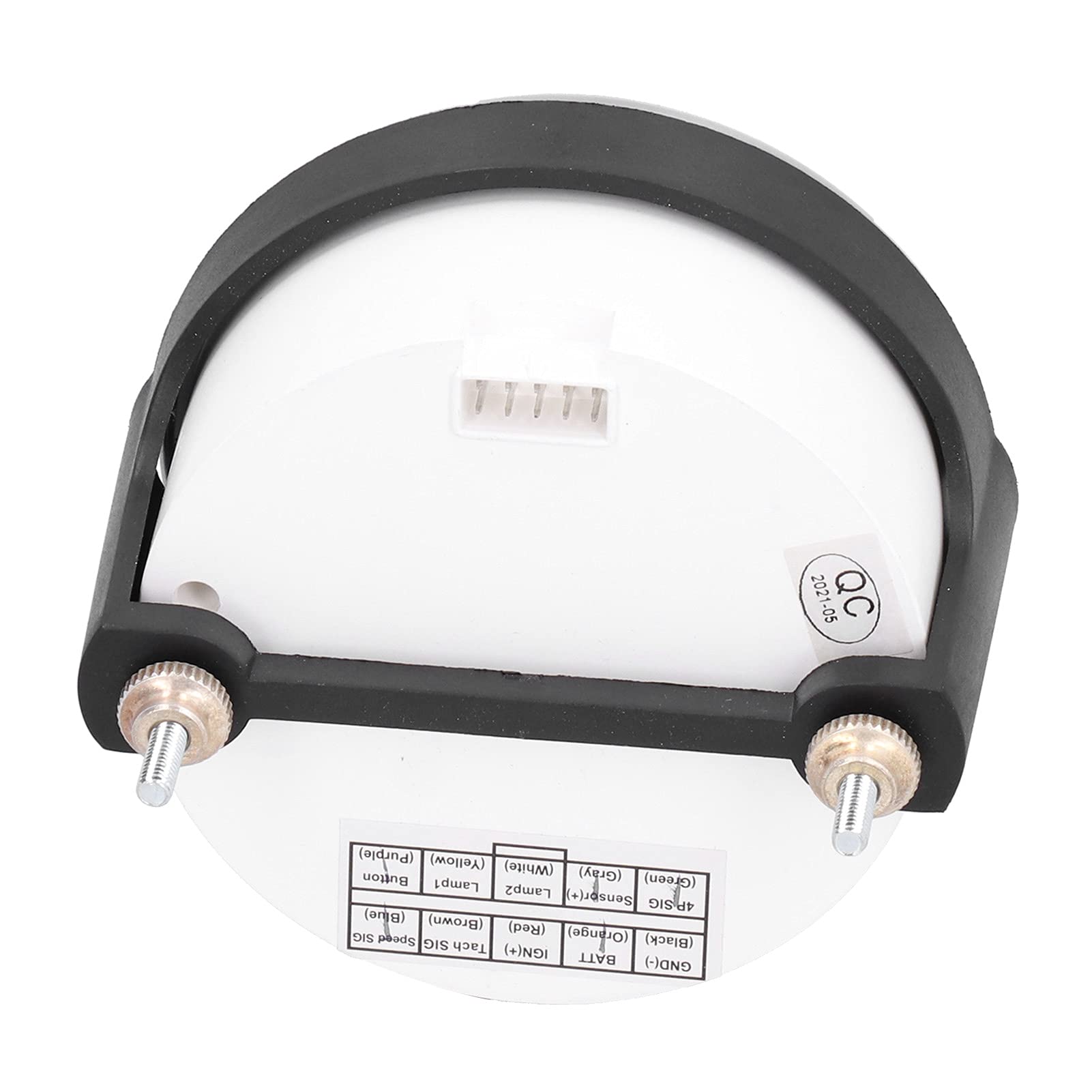 Tacómetro LCD digital de 3,3 pulgadas para lanchas de gasolina de 12 V/24 V con retroiluminación ámbar y blanco