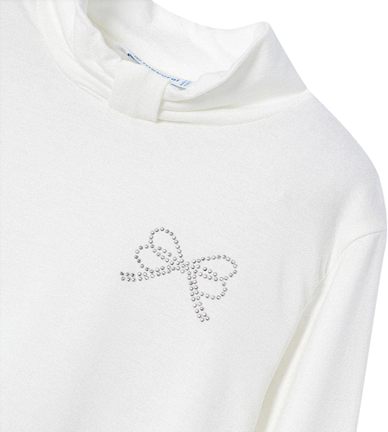 Mayoral Viscose Basic Turtleneck for Girls Natural
