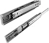 (1 Çift) Frenli Teleskopik Çekmece Rayı Bilyalı Dolap Çekmecesi Ray Metal En 4.3 cm Uzunluk 40 cm