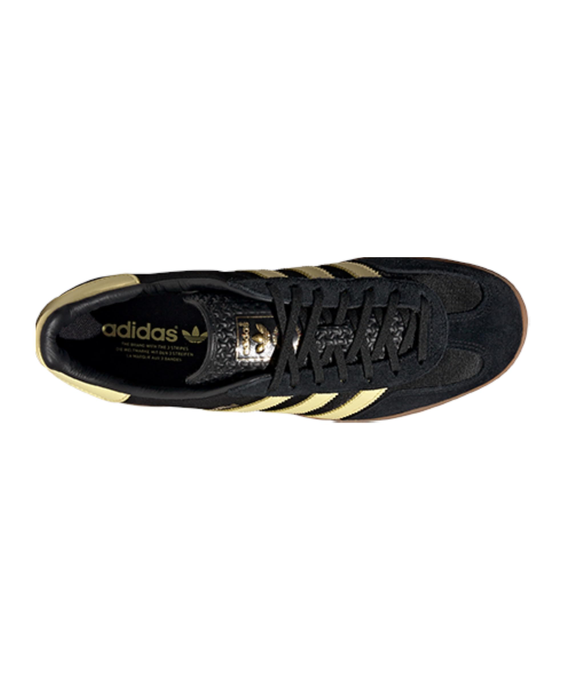 adidas Gazelle Indoor Baskets tendance pour homme en noir et jaune  43 EU  : Amazon.fr: Mode